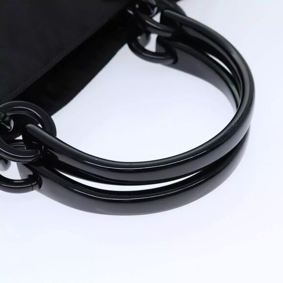 PRADA Hand Bag Nylon Black Auth ep4308 - Picture 7 of 16